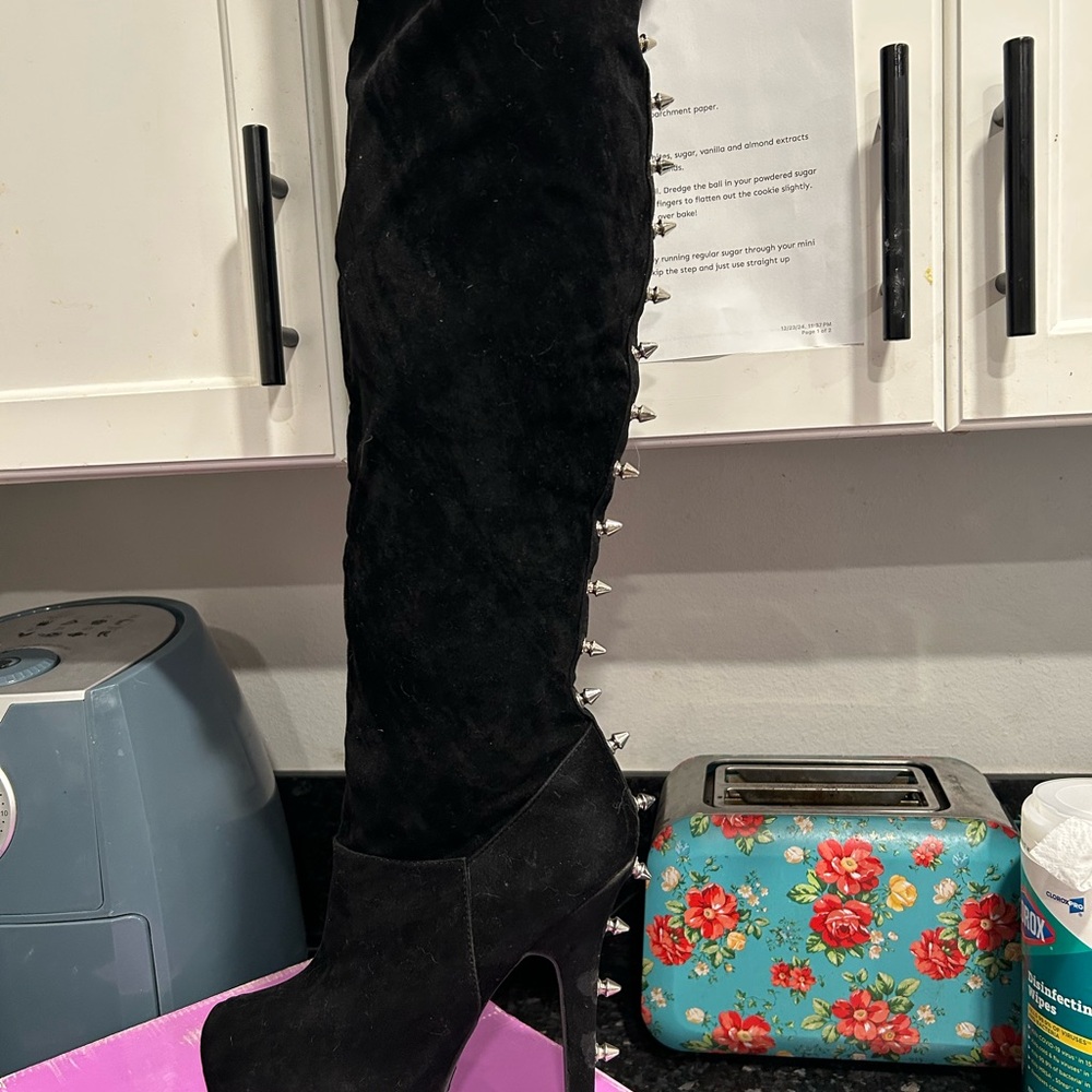Black Over the Knee Boots